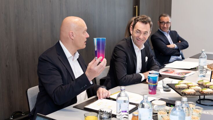 ARA Executive Board member Thomas Eck and ARA Executive Board spokesperson Harald Hauke