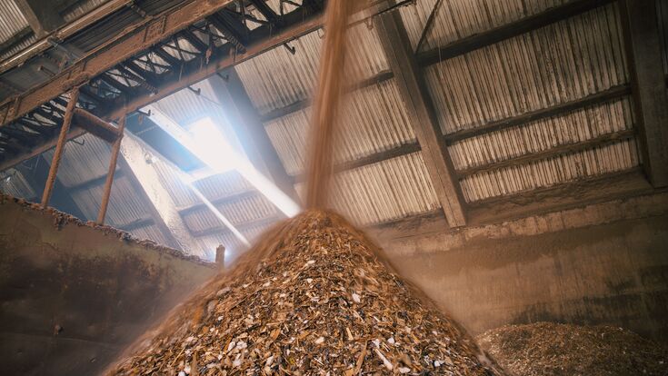 The two sites of Meinhardt Holzwerk GmbH handle around 200,000 tonnes of wood waste per year between them.