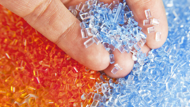 © raeva - stock.adobe.com plastic polymer granule batch industry product pellets