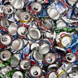 recycle recycling waste aluminium drinks cans can materials many squashed green metal eruse resuable recyclable environment environmental